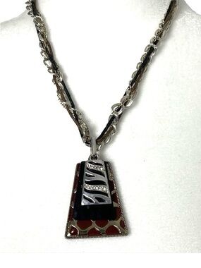 Necklace Leopard Zebra Print Design